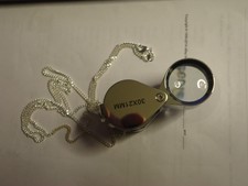 New listing
30x21mm-Magnifier Glass 30'lobster claw clasp chain-jewelry coins stamp #51