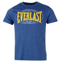 EVERLAST ROYAL BLUE MARL MENS T-SHIRT NEU/NEW TEE TOP FITNESS BOXING NEW YORK NY