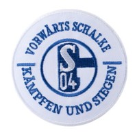 AUFNÄHER AUFBÜGLER „Kämpfen und Siegen” FC SCHALKE 04 S04 NEU