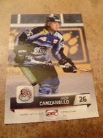 Playercard 11/12 Straubing Tigers Andy Canzanello 