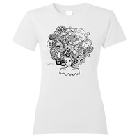 "Crazy Afro" retro 70's Foxy brown Pam Grier Shaft Jackson 5 inspired T Shirt