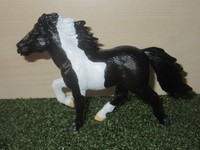 Schleich repainted Pferd Isländer Rappschecken Stute "Arja"