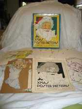 1928 Kids Christmas Milton Bradley Xmas Poster Patterns Christmas T28