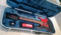 Ibanez GRG250 BKF Floyd Rose + Koffer + Gurt  - Rock Metal - E Gitarre 