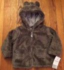 NWT Carter's Baby Sherpa Baby Bear Hooded Soft Jacket 9 months - $30