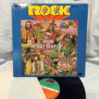 LP -  IRON BUTTERFLY / LIVE / NM