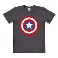 Captain America T-Shirt -Logo- Marvel Comics -Comic T-Shirt -Original LOGOSHIRT