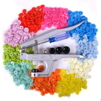 Herzförmig SNAPS T5 SNAP Zange 150 Druckknöpfe Set in 10 Farbton Scrapbook Nähen