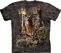 Find 9 Deer Hidden Images T Shirt Adult Unisex The Mountain