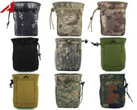 Tactical Military Airsoft Hunting Camo Molle Magazine Dump Drop Small Pouch Bag