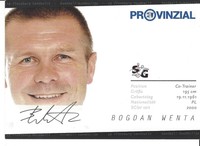 Autogrammkarte AK signiert signed SG Flensurg-Handewitt BOGDAN WENTA