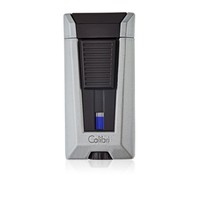 Colibri Zigarrenfeuerzeug Stealth Triple / 3er Jet / Silber Metallic / Black