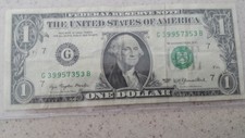 New listing
1977 $1 Dollar Federal Reserve Gutter Fold Error chicago illinois