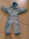 W122~~OBERMEYER Girls Blue 1pc Snowsuit 2 years