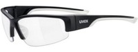 Uvex Fahrradbrille Sportbrille Sportstyle 215 black-white / clear