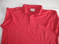 1 Herren - Poloshirt Polohemd, rot, von Schiesser, Größe 54