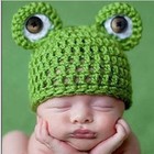 Cute 3-12 Months Newborn Baby Infant Frog Costume Photo Photography Prop Hat Cap