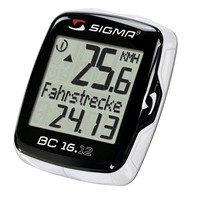 Sigma Sport Topline BC 16.12, Tacho mit Kabel  BC1612, Trittfrequenz optional