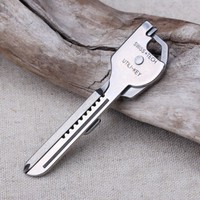 Mini 6 in 1 Schweizer Offiziers-Taschenmesser Messer Schlüsselanhänger Keyring