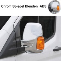 CHROM SPIEGELKAPPEN / SPIEGELVERKLEIDUNGEN CHROMKAPPEN ABS Ford Transit ab 2014