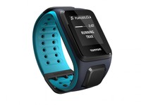 TomTom Runner 2 Music GPS Uhr (dunkelblau/türkis), breites Armband