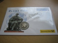 5  Euro F Münze Planet Erde 2016 in offiziellem Numisbrief der Deutschen Post