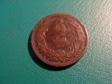 1899 Kb Hungary 2 Filler Coin
