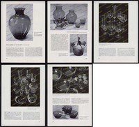 Glas Design Gretsch Wagenfeld VLG Weißwasser Josephinenhütte Schreiberhau 1939!!