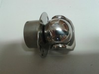 Magnet-Türhalter schwenkbar mit Einbauplatte A4 AISI 316