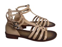 CONLEYS BLUE Riemchensandale Römersandale natur Gr. 39 UVP: 59,95 € (S235)