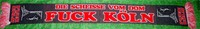 Anti Köln Schal "DIE SCHEISSE VOM DOM" Ultra Fan Kurve Block +neu+ 150x15cm +