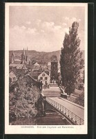tolle AK Gelnhausen, Blick zum Zeughaus & Marienkirche 