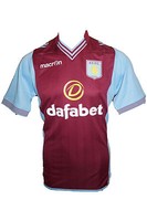 Original Macron Trikot Aston Villa FC 2013/2014,Home Heim, Gr. M + L, NEU & OVP