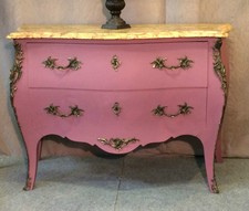 commode ancienne peinte