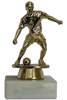 Pokal Figur Aufsteller Fußballer in Gold inkl.Gravur