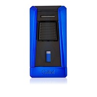 Colibri Feuerzeug Stealth I / 1er Jetflame / Blau Metallic / Schwarz