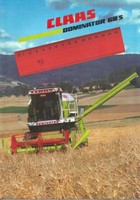 CLAAS  DOMINATOR 68S  1 x DOMINATOR 68S  Prospekt 9/90 aus meiner Claas Sammlung