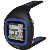 GPS-Sportuhr mit Soft-Brustgurt und Herzfrequenzmessung (schwarz/blau)