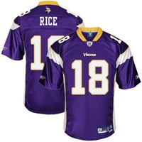 NFL Football Premier Trikot/Jersey MINNESOTA VIKINGS Sidney Rice #18 purple/lila
