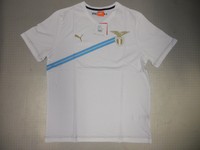 Freizeit T-shirt Lazio Rom Orig. Puma Gr. S M L XL weiß selten