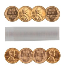 1955-D Lincoln Cent Choice Bu Roll Uncirculated 50 Coins