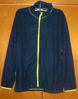 Damen Fleece Jacke Blau mit Gelb in Gr. L-XL Neu und unbenutzt !