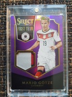 2015-16 Panini Select Soccer Prizm Patch Trikot Mario Götze #ed 6/25 GERMANY DFB