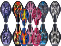  NIK FUNSPORT® Waveboard, mini Waveboard ABEC 7, Super LED-Rollen, Speed-Rollen