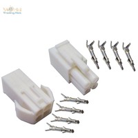 1 Paar Steckverbinder 4-polig mit Crimpkontakten zB RGB, Stecker & Buchse