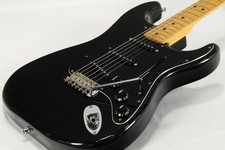 Fender USA 1979 Production Stratocaster Black Maple Electric Guitar Free Ship