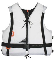  100kg+ Schwimm-Weste/Hilfe 50N Auftriebshilfe Feststoffweste mit Tasche weiss 
