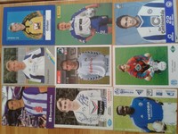 9 x Original Autogrammkarten, verschiedene Teams, keine Doppelten, unsigniert. 2