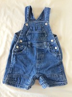 Baby Boy Girl Spring Summer Denim Overall Shorts Size 6 - 9 Months