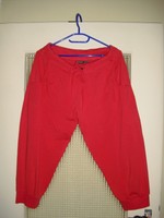 Fittnesshose Gr. 44/46  - 3/4 lang - (rot)